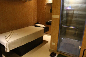 Professional spa treatment room