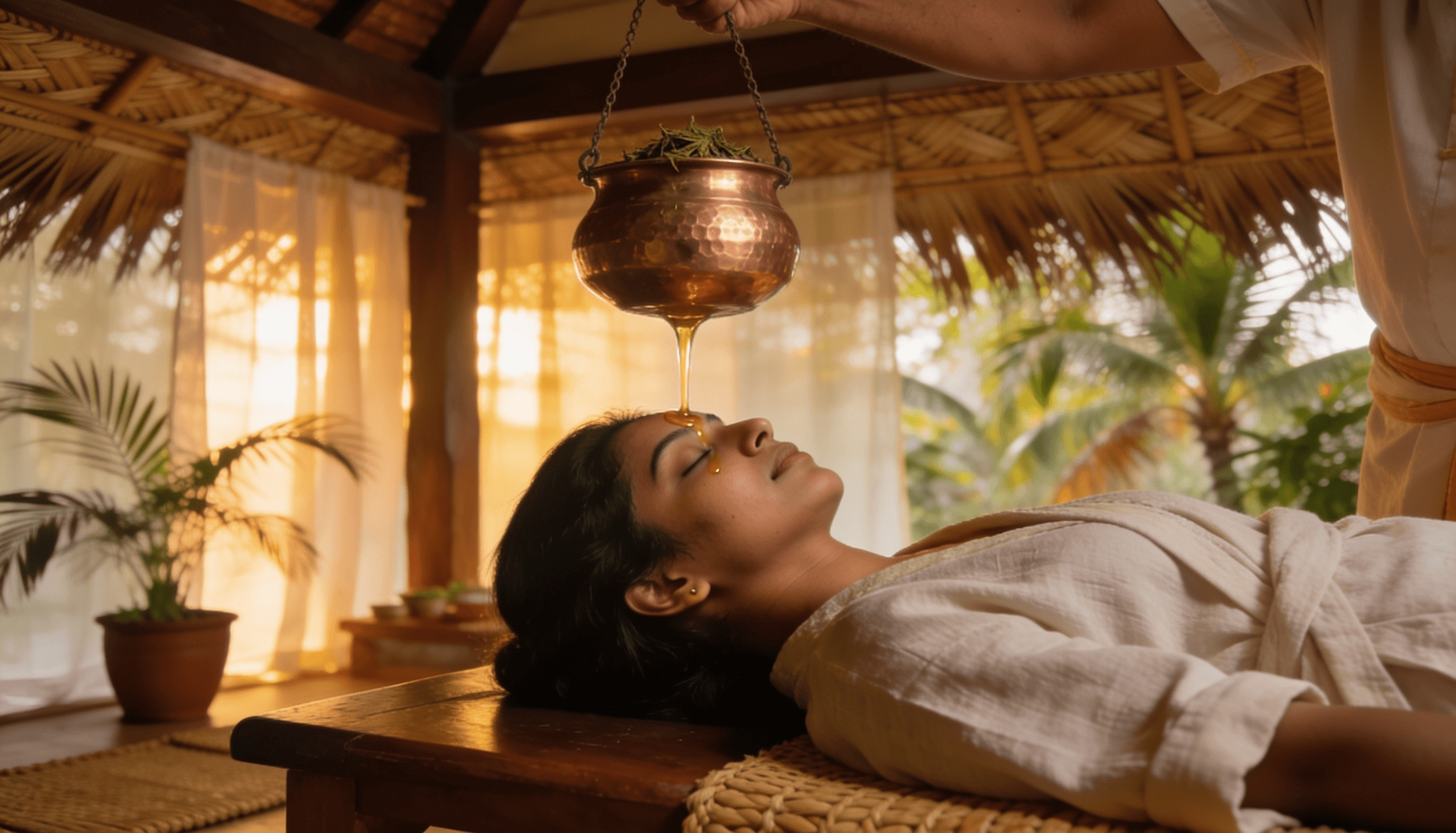 Shirodhara Massage