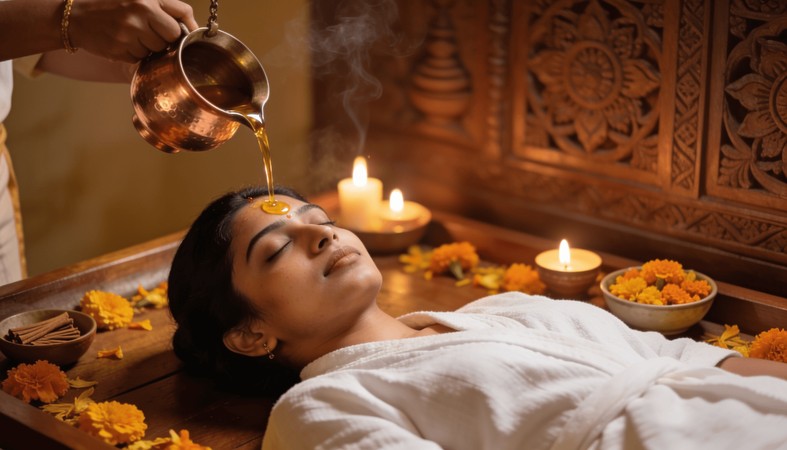 Shirodhara Massage